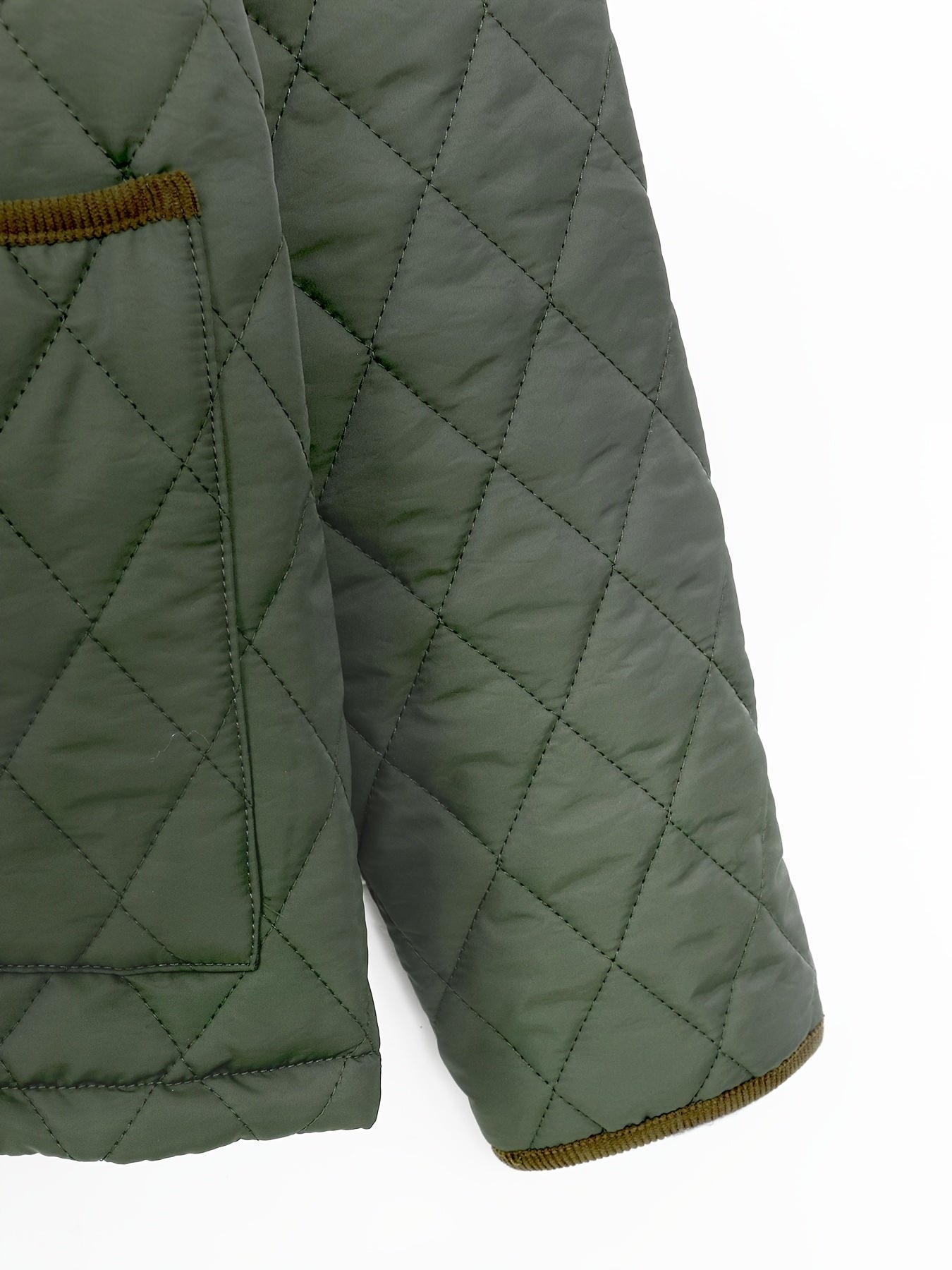 Herr quiltad jacka för höst och vinter – klassisk casual stil
