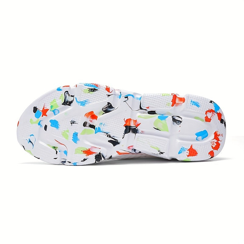 Herr Sneakers Sportiga Vardagsskor Med Camouflage Mönster Snygga Fritidsskor