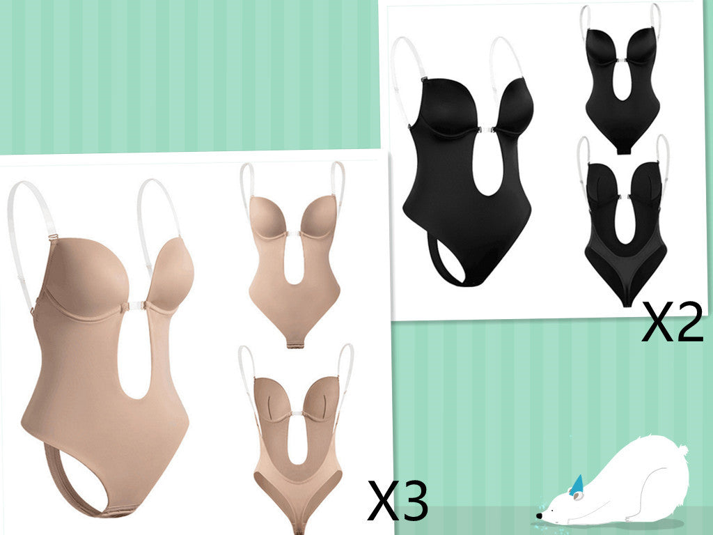 Dam Shapewear Body Sculpt Bodysuit – Formande och Osynlig Underklänning