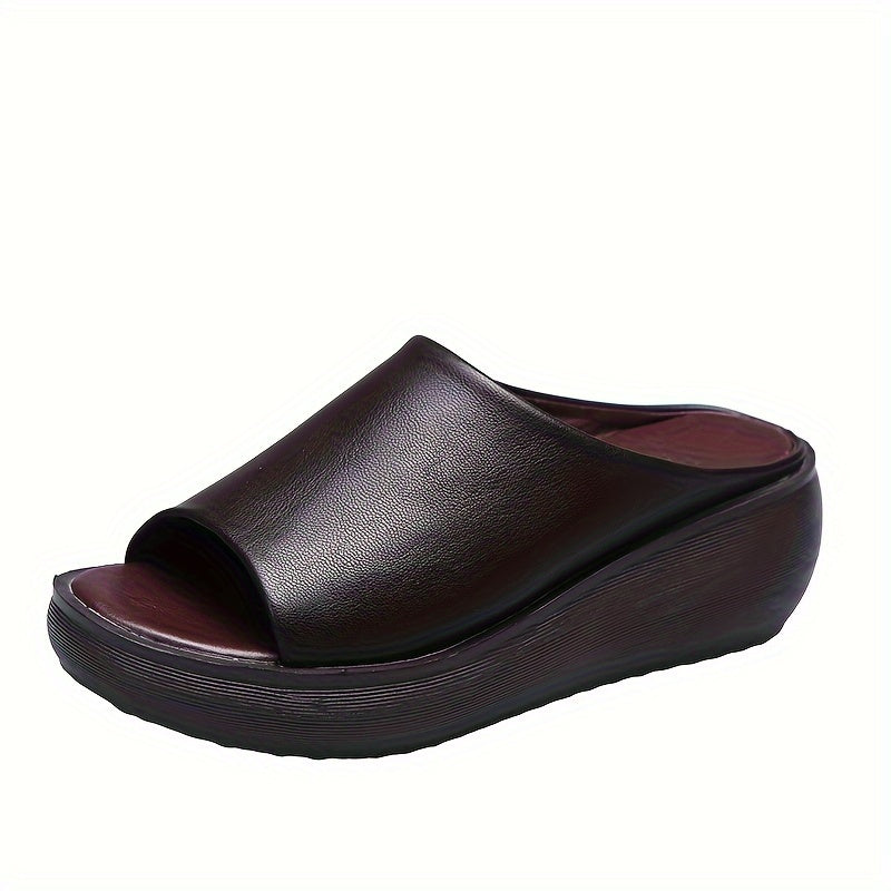 Dam Sandaler Plattform Slip-in Minimalistisk Stil Vardagsanvändning