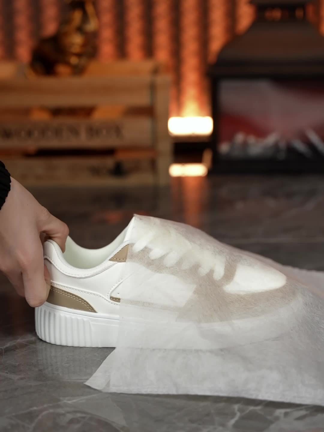 Herr Sneakers Låg Modell Modern Streetstil Vardag