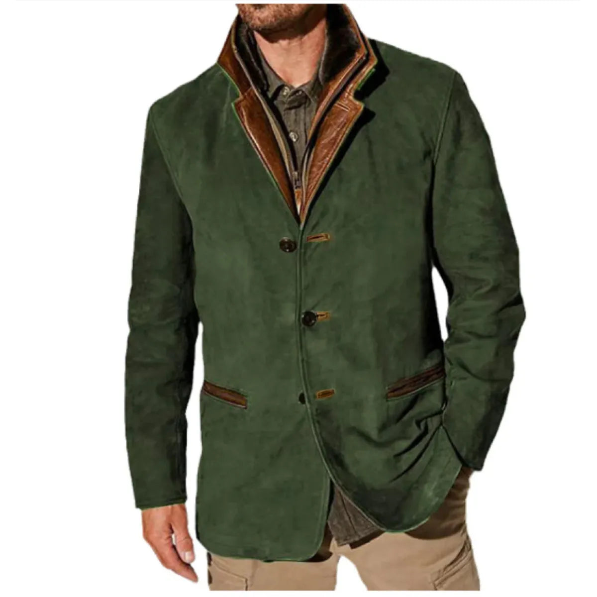 Herrjacka Vintage Stil – Klassisk och Elegant för Höst och Vinter
