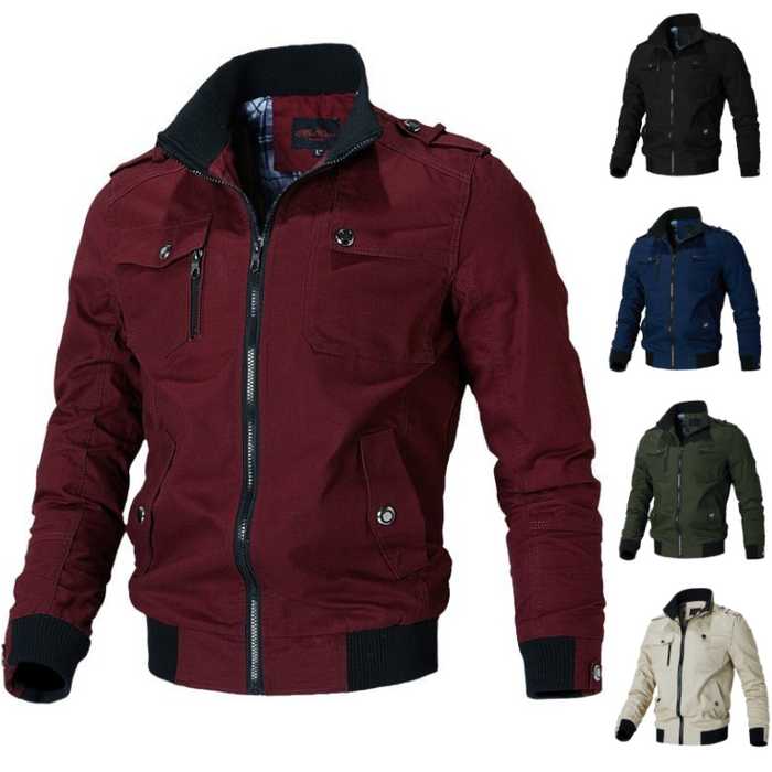 Herrjacka Bomber – Modern Stil och Mångsidig Sommarjacka för Vardag och Fritid