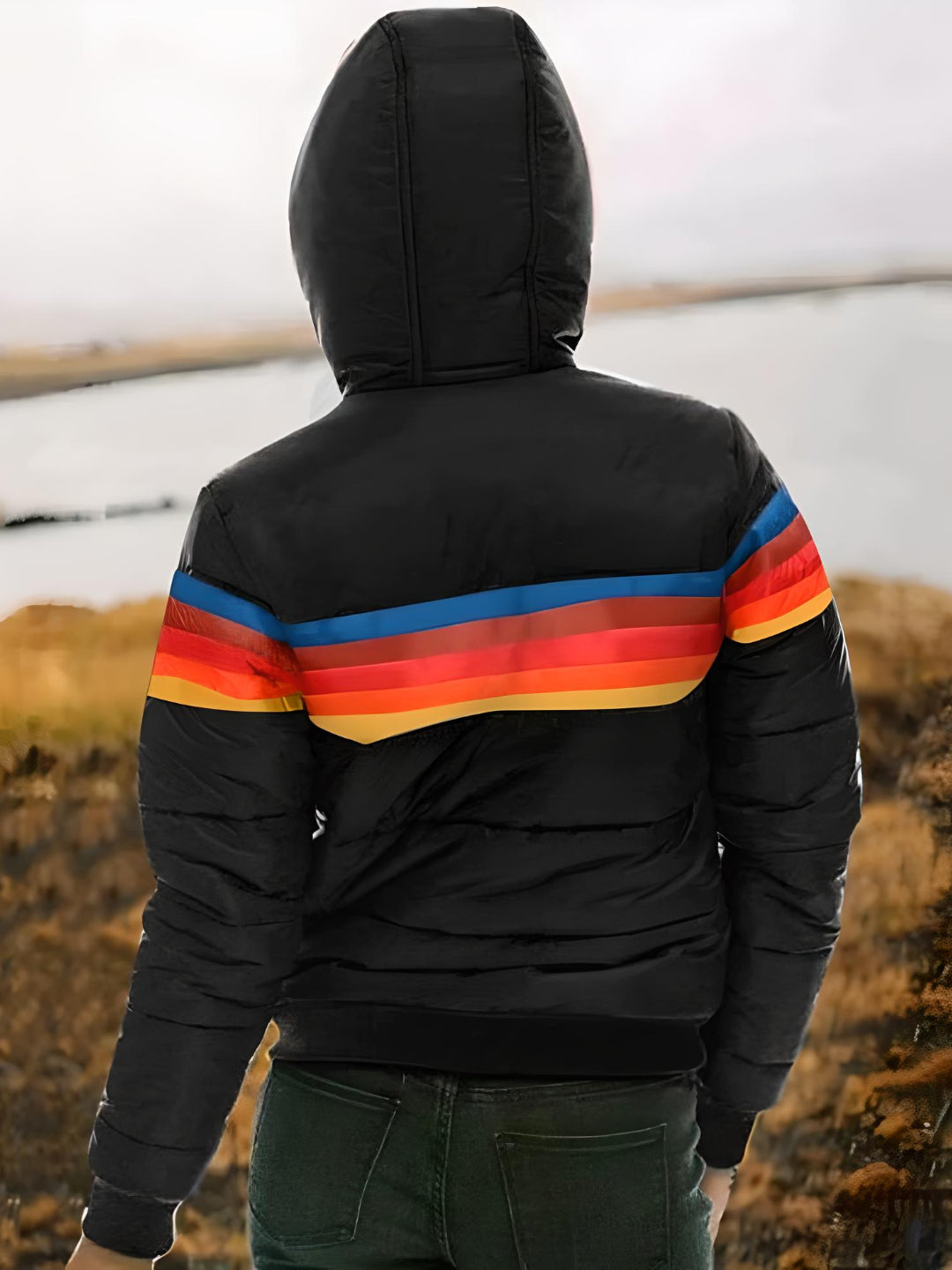 Jerry – Bekväm Rainbow Huvtröja för Herr