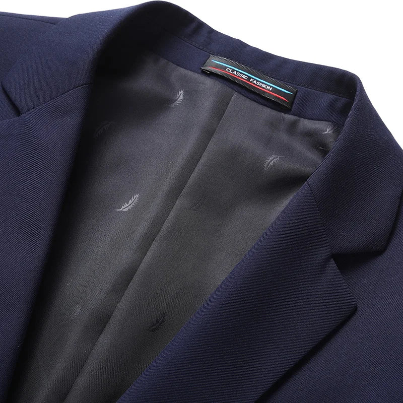 Herrkavaj Slim Fit – Modern Stil för Arbete och Fest