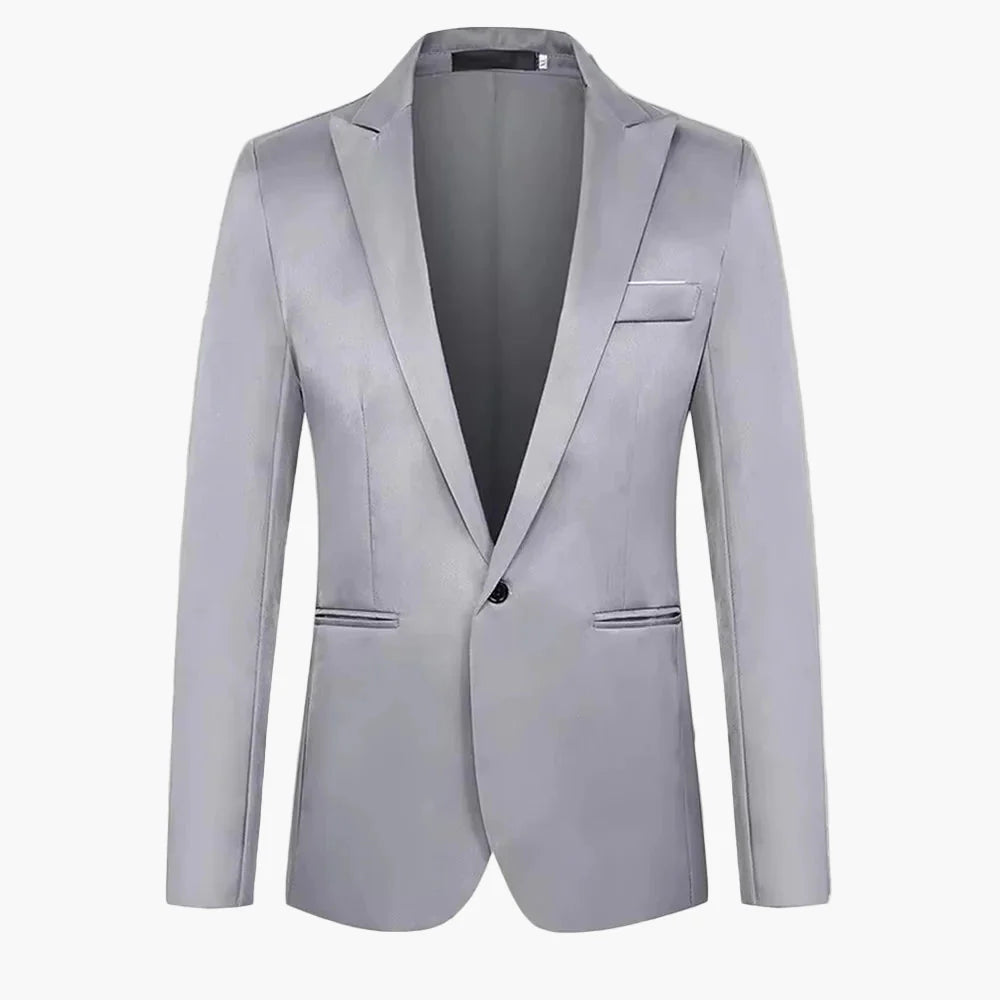 Herrkavaj Slim Fit Elegant Affärslook – Perfekt för Kontor och Fest