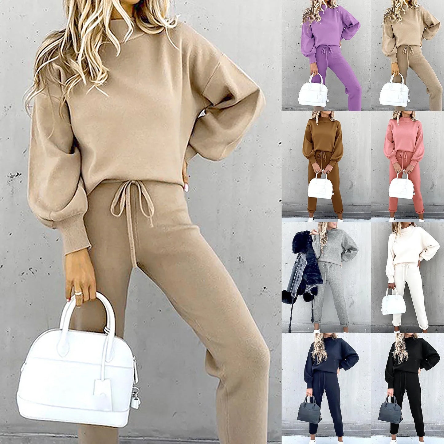 Damers tvådelat set – modernt och avslappnat streetwear för vardag och fritid