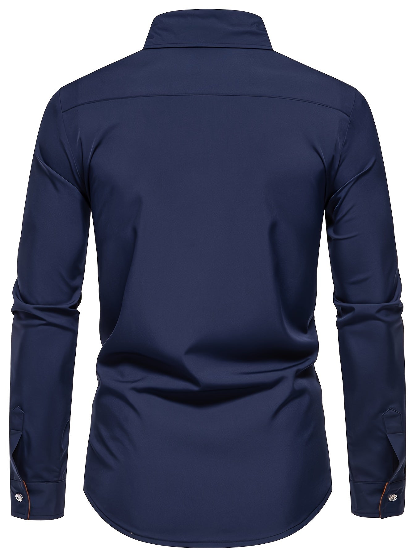 Herr Skjorta Slim Fit Elegant Design för Vardag och Fest