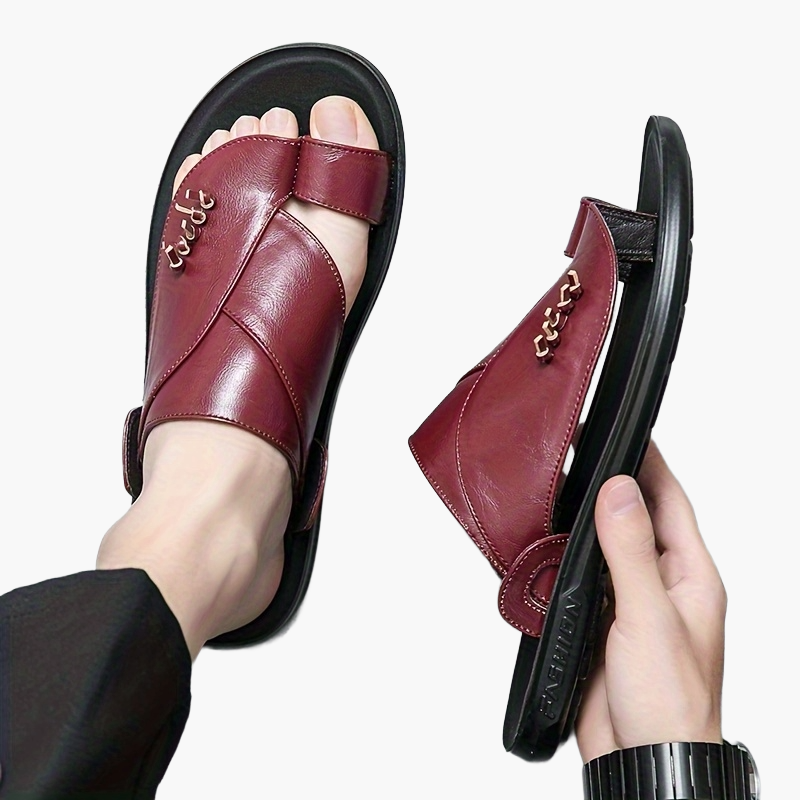 Herr Tofflor Slip-On Sandaler Casual Stil – Perfekta för Vardagsbruk och Avkoppling