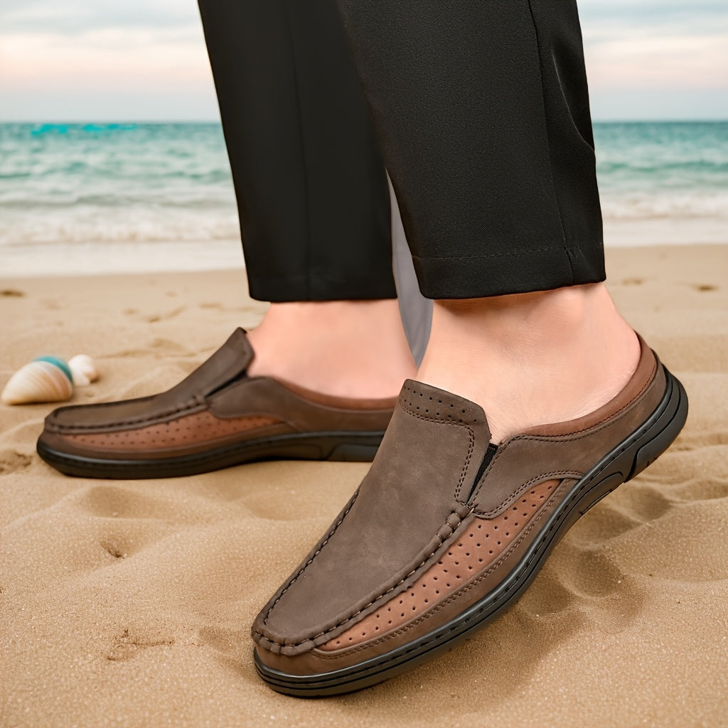 Herr loafers slip-on för vardag och semester – avslappnad och stilren design