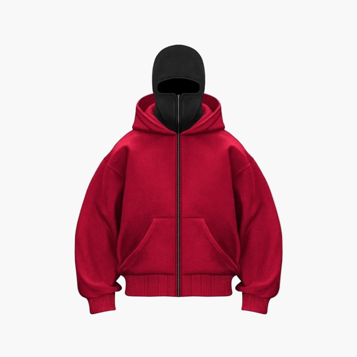 Herrar Urban Tech Hoodie med Integrerad Balaklava – Funktionell Streetwear för Aktiva