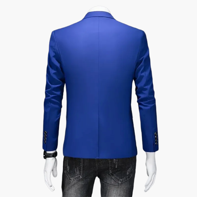 Herr Elegant Kavaj Blazer för Fest och Vardag – Modern Slim Fit Kostymjacka