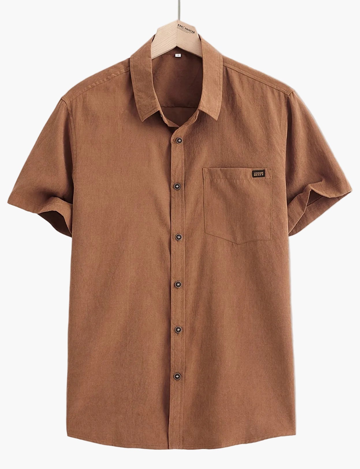 Herr Skjorta Kortärmad Casual Stil Perfekt för Sommar och Vardag