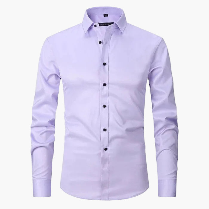 Herrskjorta Slim Fit – Business & Smart Casual, Elegant Skjorta för Arbete och Fest