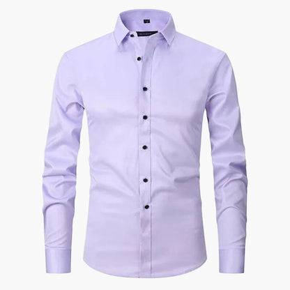 Herrskjorta Slim Fit – Business & Smart Casual, Elegant Skjorta för Arbete och Fest