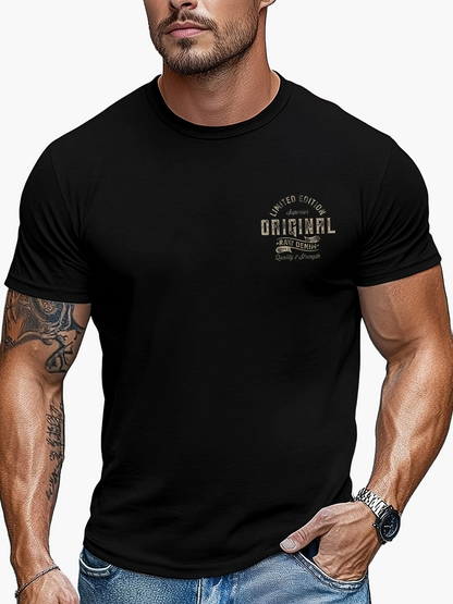 Herr T-shirt Original Limited Edition – Trendig och Bekväm Vardagsstil