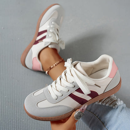 Dam Sneakers Retro Stil Vardagsskor Bekväma Träningsskor