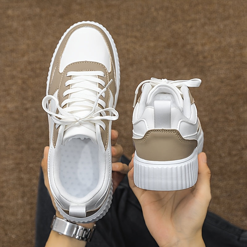 Herr Sneakers Låg Modell Modern Streetstil Vardag