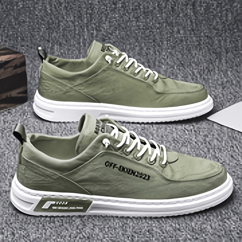Herr Sneakers Låga Streetwear Modern Stil Vardagsbruk