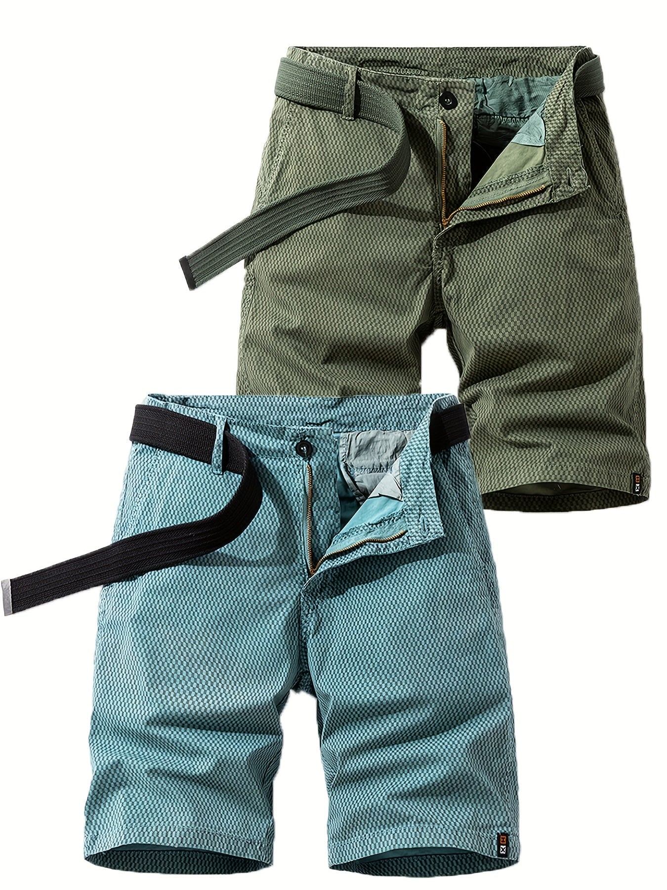 Herrshorts med bälte – Avslappnade och stilrena shorts för vardag och fritid