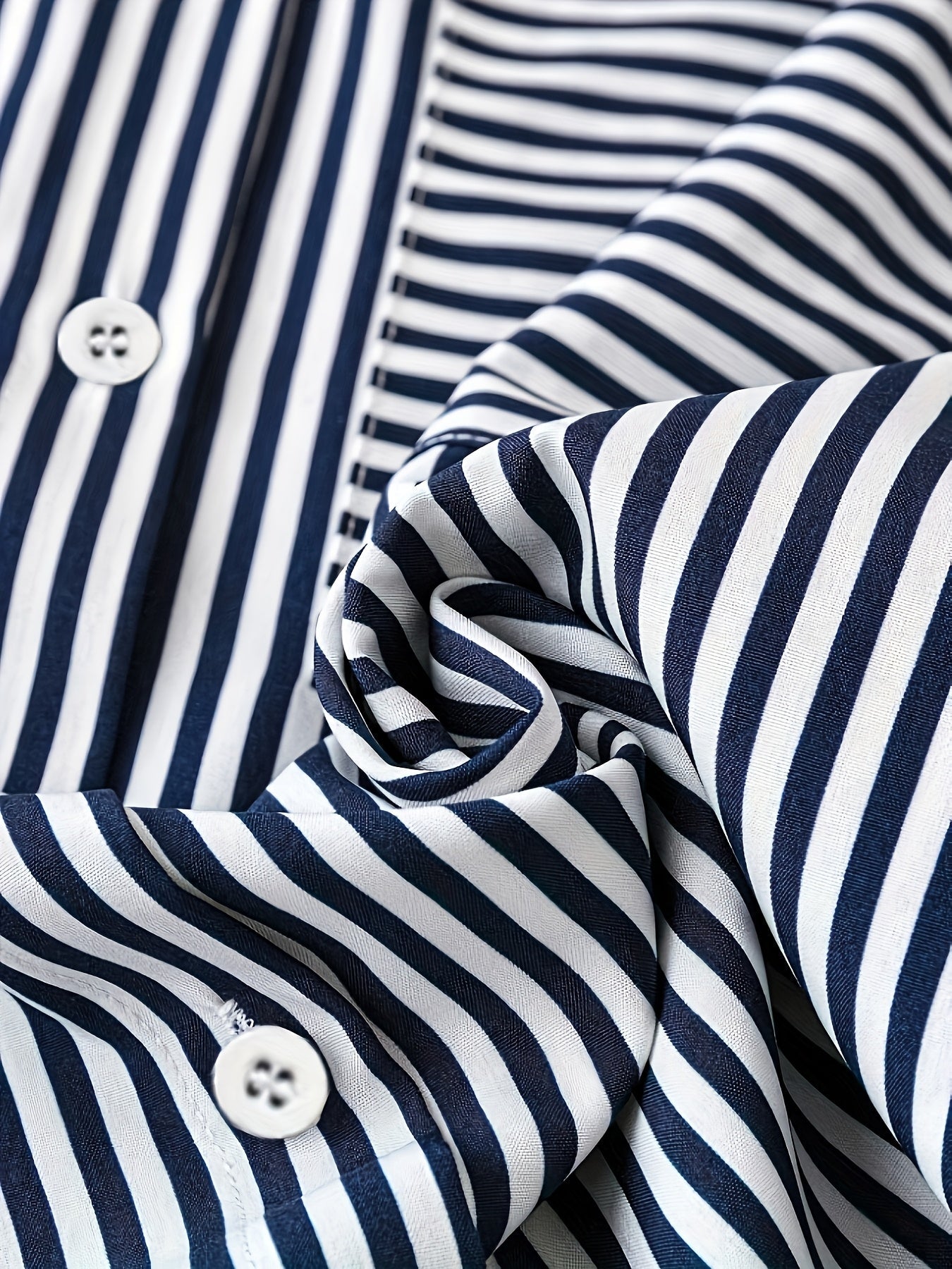 Dam Ärmlös Randig Skjortblus Elegant Sommar Kontorsstil