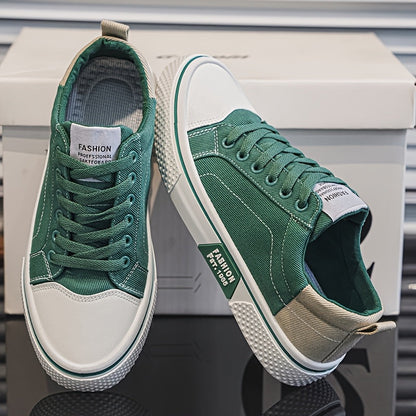 Herr Sneakers Låg Modell Retro Skatestil – Mode och Komfort för Vardagsbruk