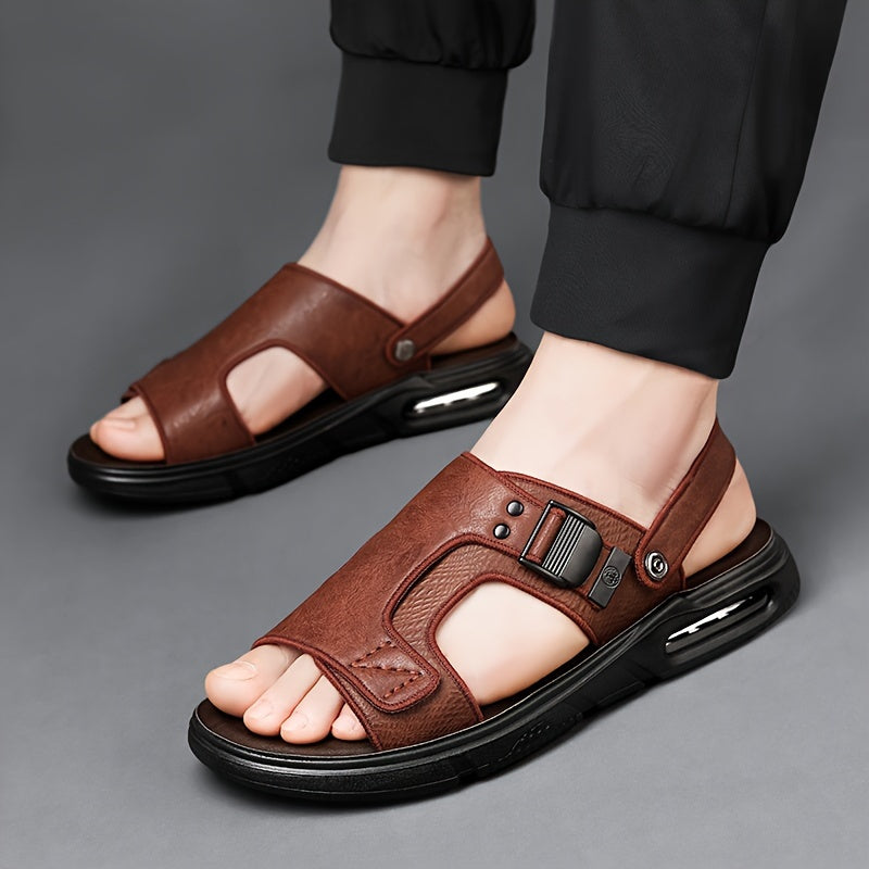 Herrsandaler med modern design och stötdämpande sula för vardagsbruk och fritid