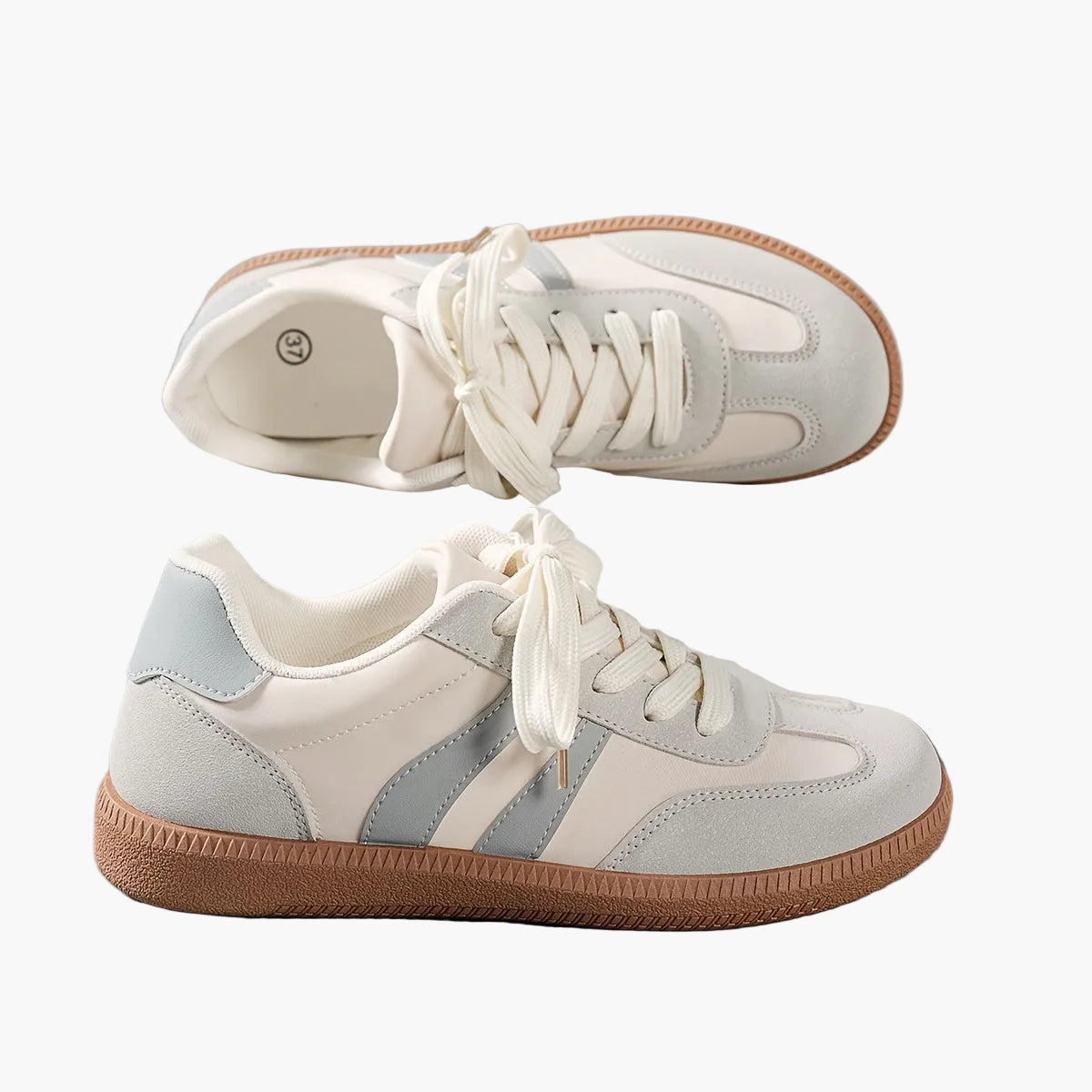 Dam Sneakers Retro Stil Vardagsskor Bekväma Träningsskor