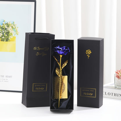 Elegant Dekorativ Evighetsros i Presentbox – Perfekt Gåva för Kvinnor, Romantisk Inredning och Jubileum