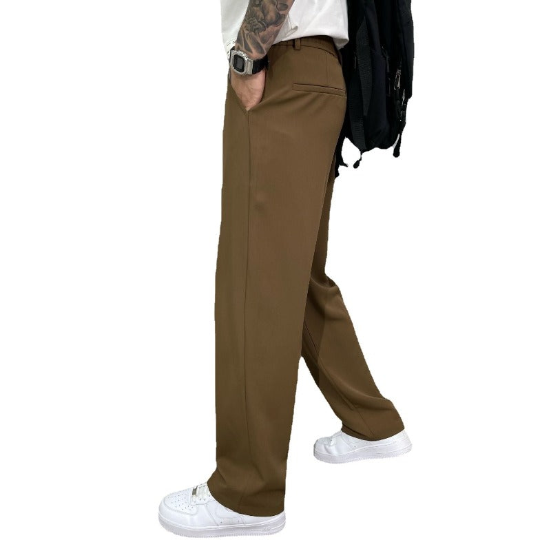 Herrbyxa Wide-Leg – Modern, Elegant och Bekväm Byxa för Vardag och Fest