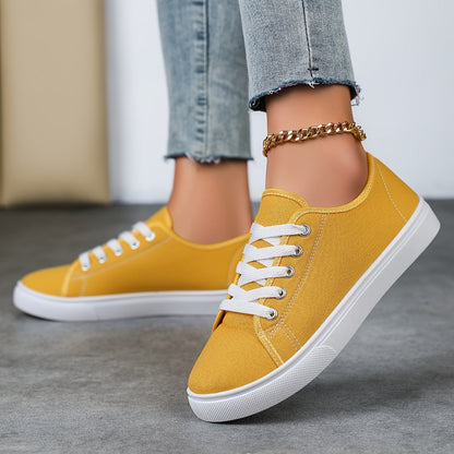 Dam Sneakers Låg Profil Vardagsskor Trendig Fritidsstil