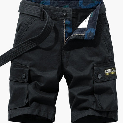 Herrar Cargo Shorts med Bälte – Klassisk och Praktisk för Vardag och Äventyr