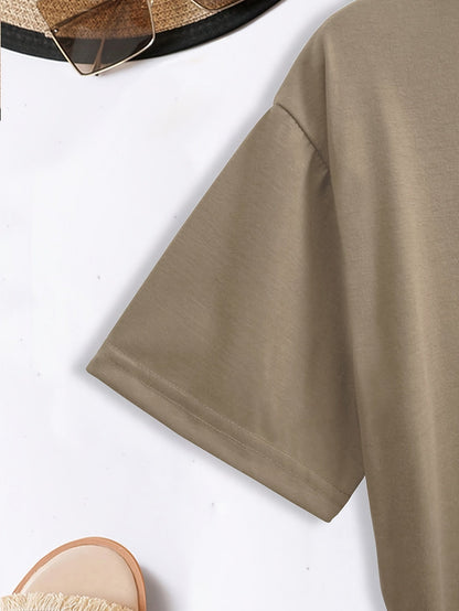 Dam T-shirt med tryck – Perfekt Oimponerad, Casual Stil, Vardagsanvändning