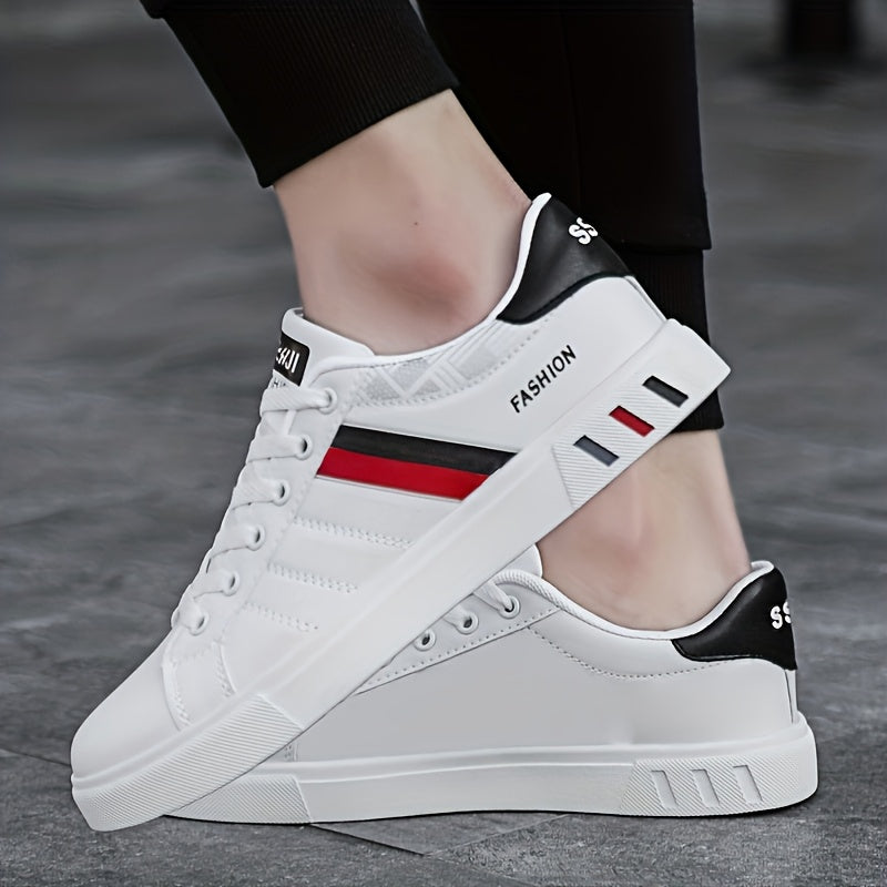 Herr Sneakers Sportiga Vardagsskor med Låg Profil - Trendig och Bekväm för Fritid och Stadsliv