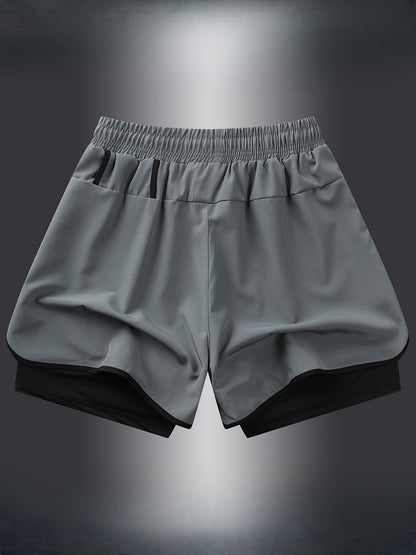 Herr Sportshorts med Innerbyxa – Löpning och Träning