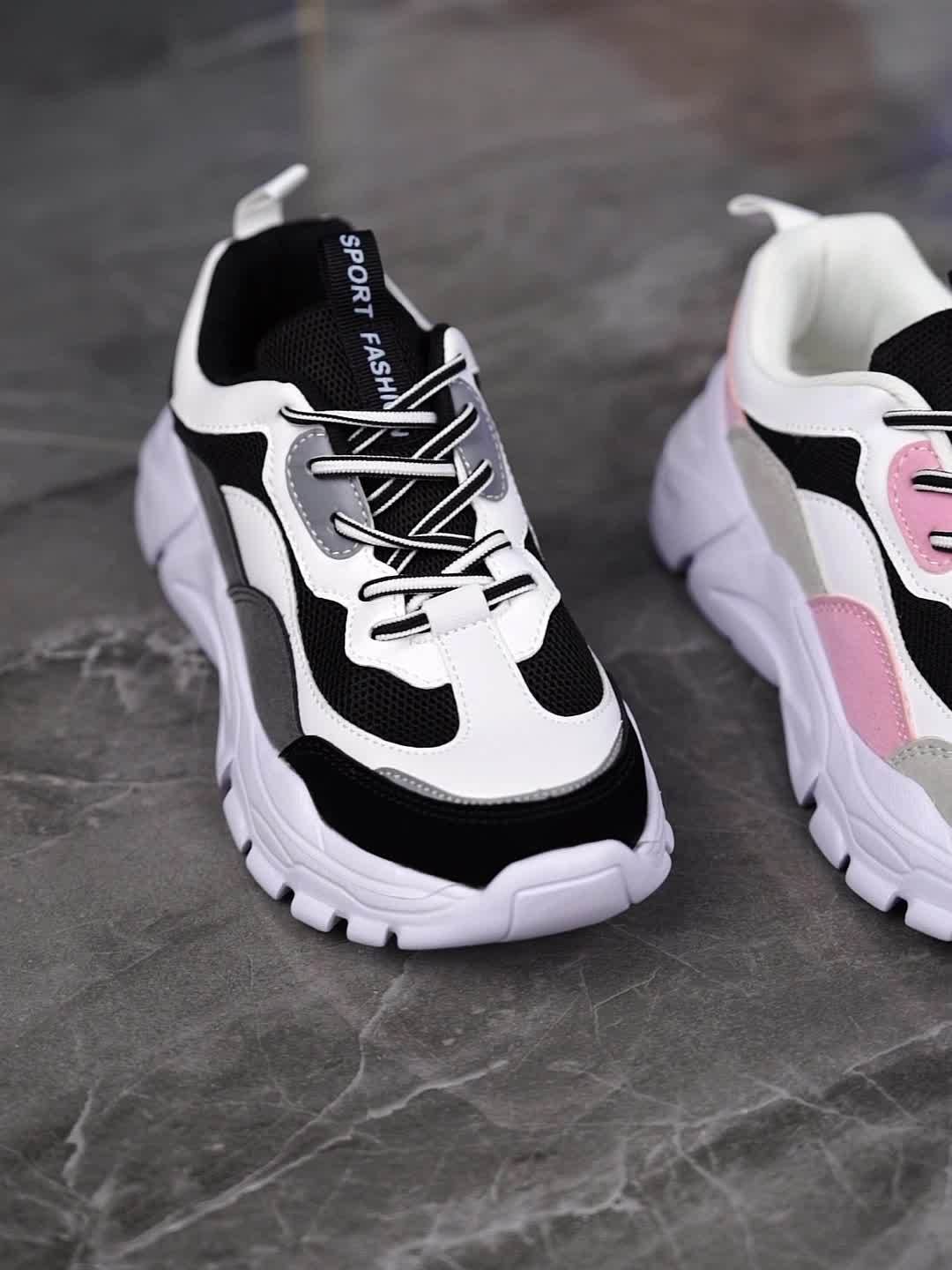 Dam Sneakers Chunky Stil Sportmode Fritidssko