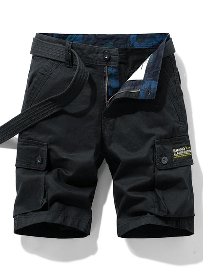 Herrar Cargo Shorts med Bälte – Klassisk och Praktisk för Vardag och Äventyr