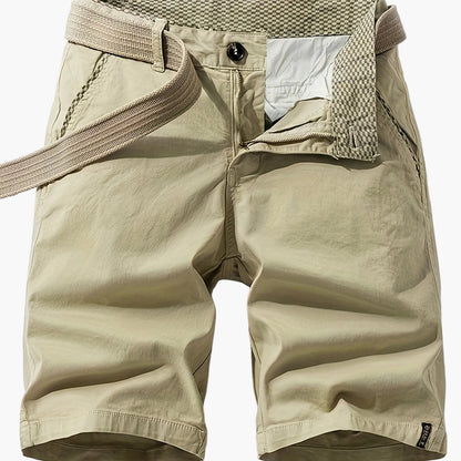 Herr Bermuda Shorts med Bälte – Avslappnad Stil för Sommar och Fritid
