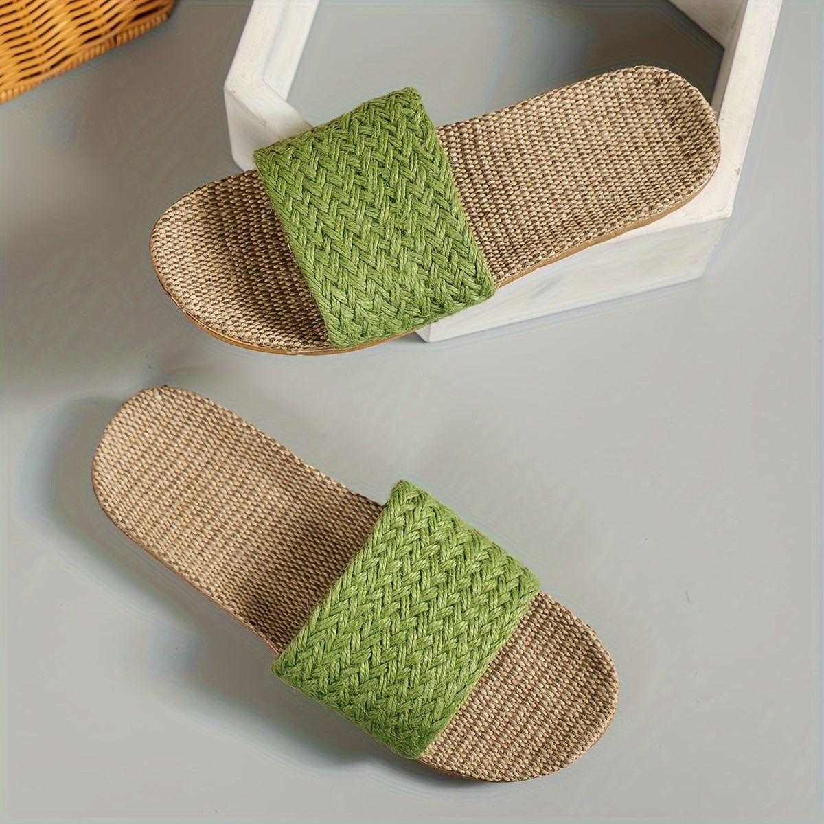 Dam Sandaler Slip-in Platta Häl Somriga Casual Tofflor
