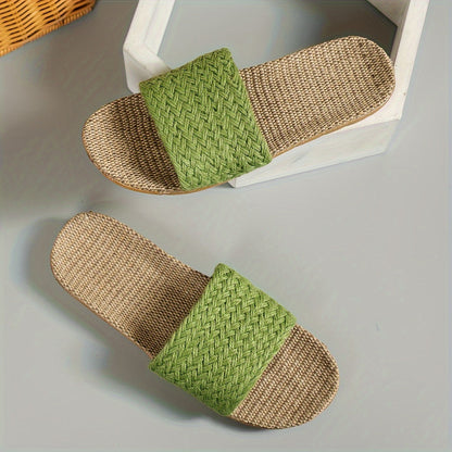 Dam Sandaler Slip-in Platta Häl Somriga Casual Tofflor