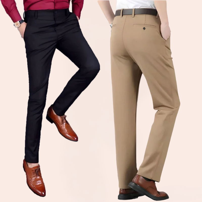 Herrbyxa Stretch Modern – Smal Passform för Arbete & Vardag