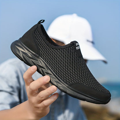Herrar Sportiga Slip-On Sneakers för Träning och Fritid