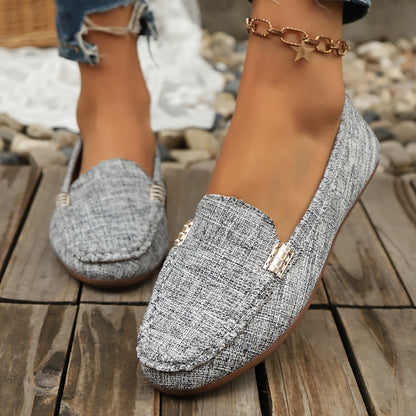 Damloafers för vardag och sommar – Elegant och avslappnad pennyloafer med modern passform