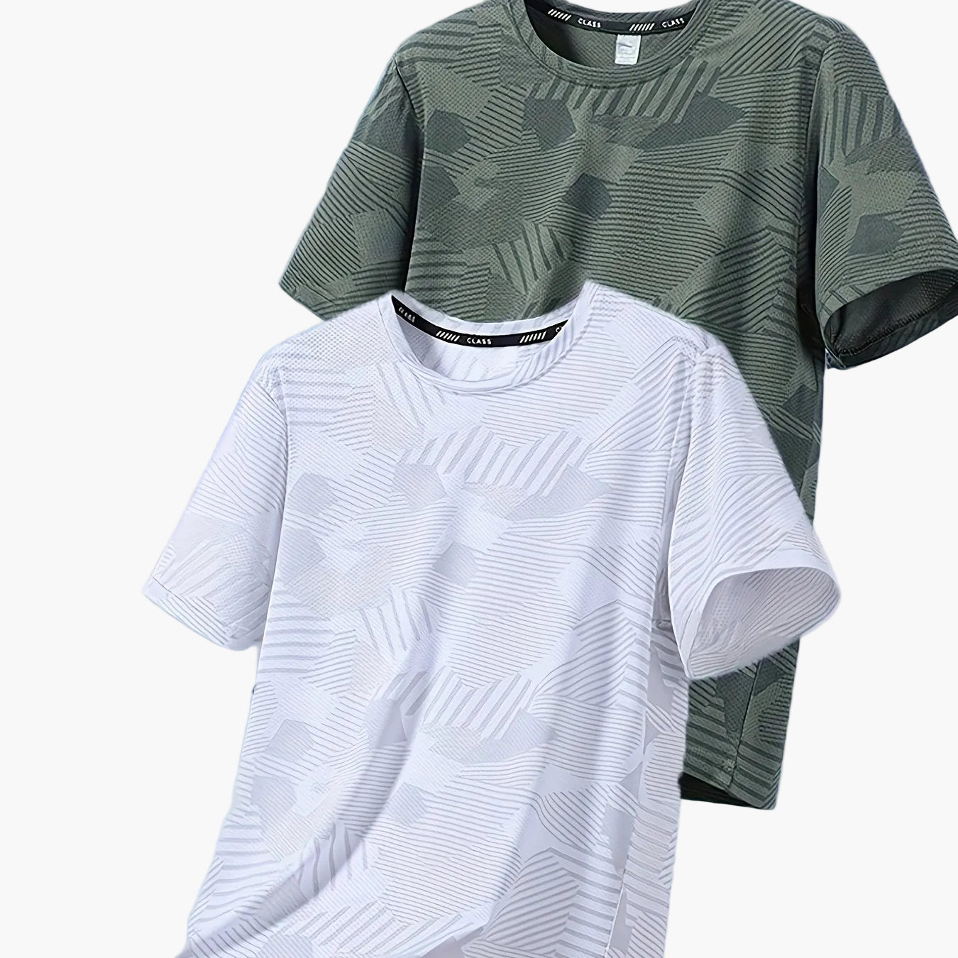 Herr T-shirt Set – Avslappnad Tropisk Stil, Perfekt för Vardagsbruk och Semester