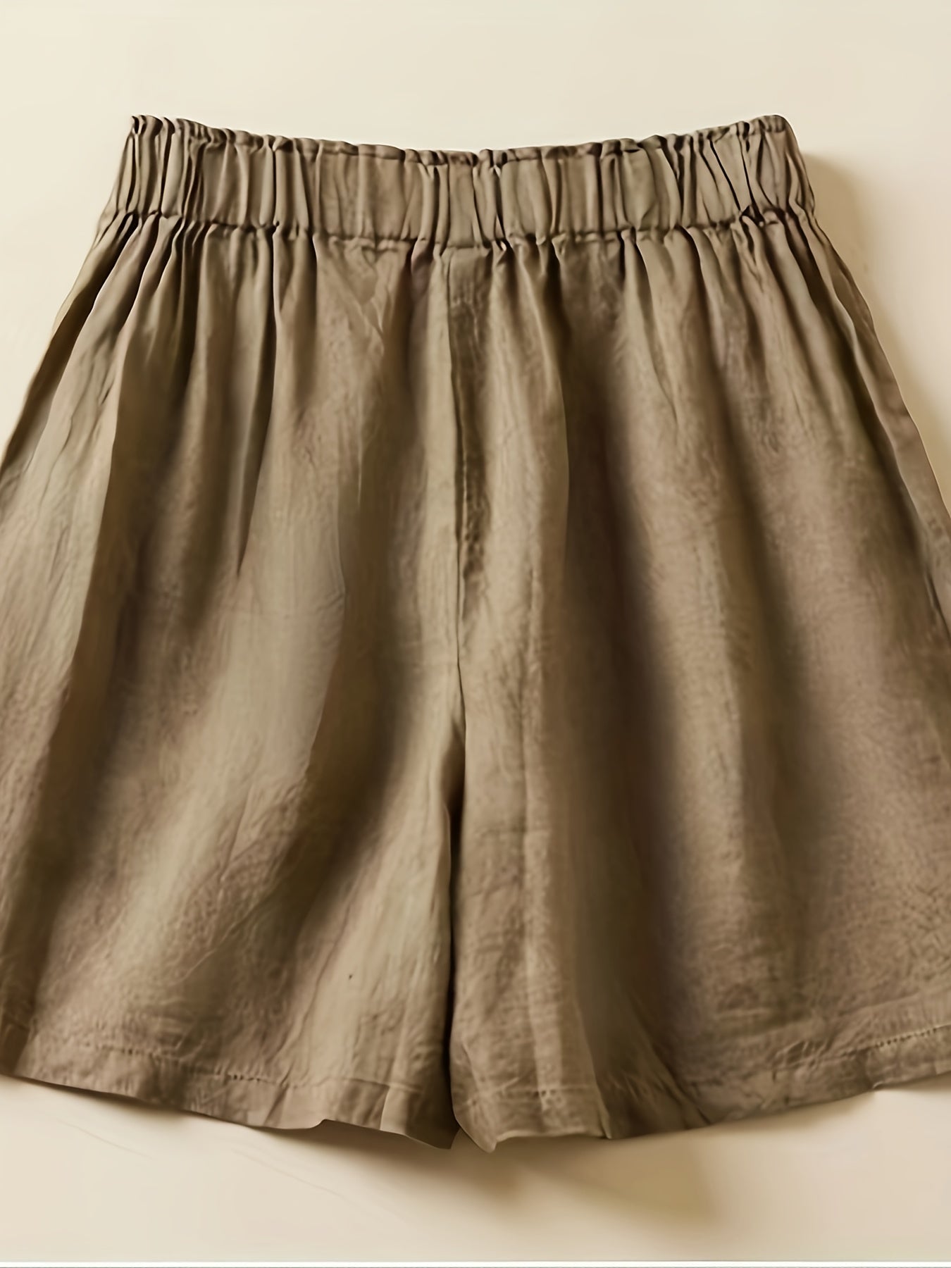 Dam Bermuda Shorts med Hög Midja och Avslappnad Passform – Perfekt för Sommarens Vardag