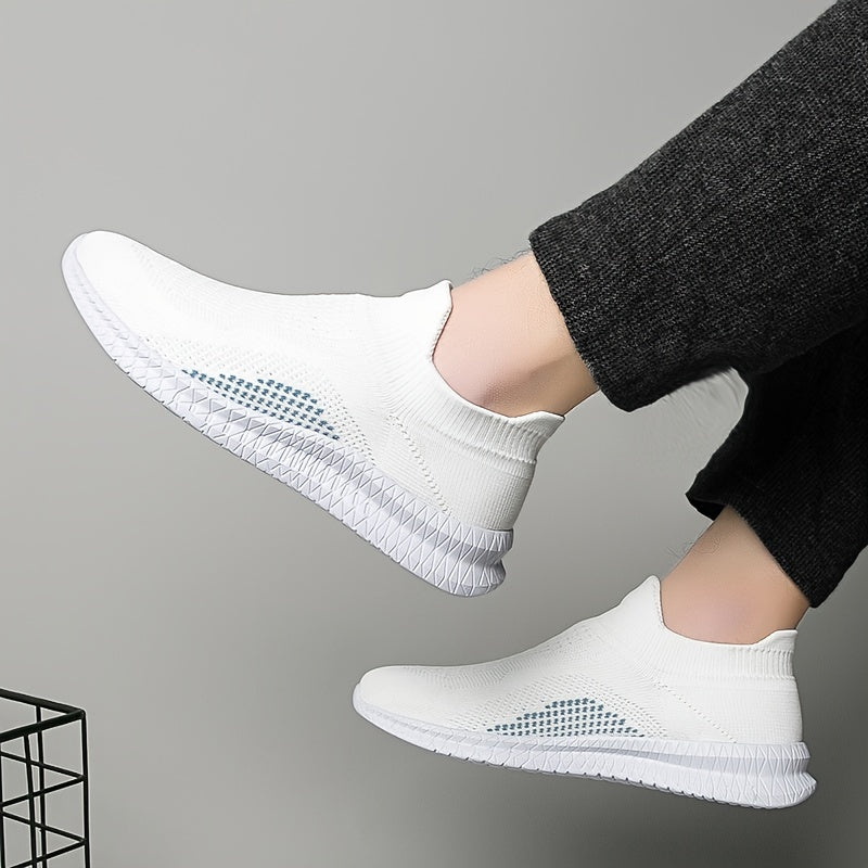 Herrar Sneakers Lättviktiga Slip-On Vardagslöparskor Streetstil