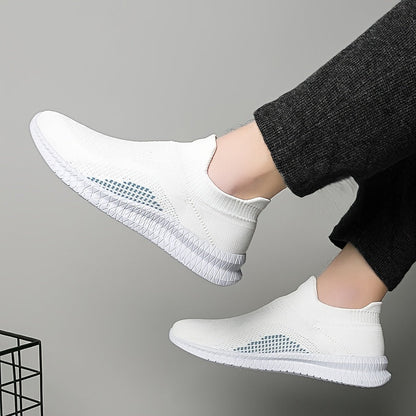 Herrar Sneakers Lättviktiga Slip-On Vardagslöparskor Streetstil