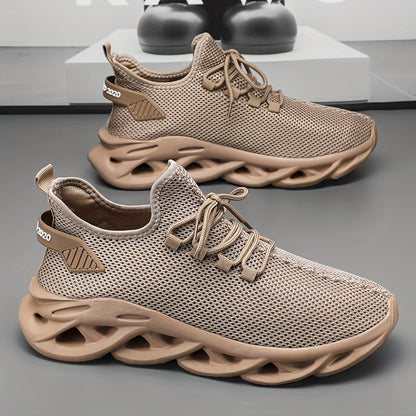 Herr Sneakers Sportiga Löparskor med Modern Design för Träning och Vardag