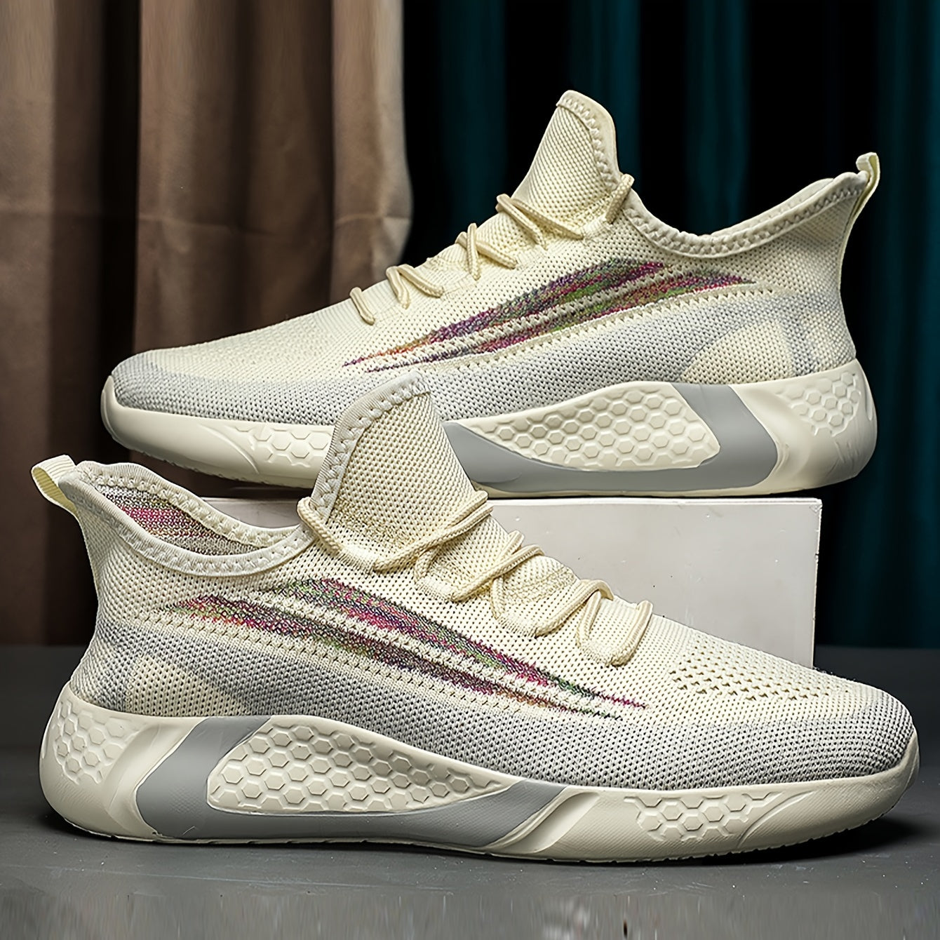 Herr Sneakers Sportskor Låg Profil Lättvikt Träning & Löpträning