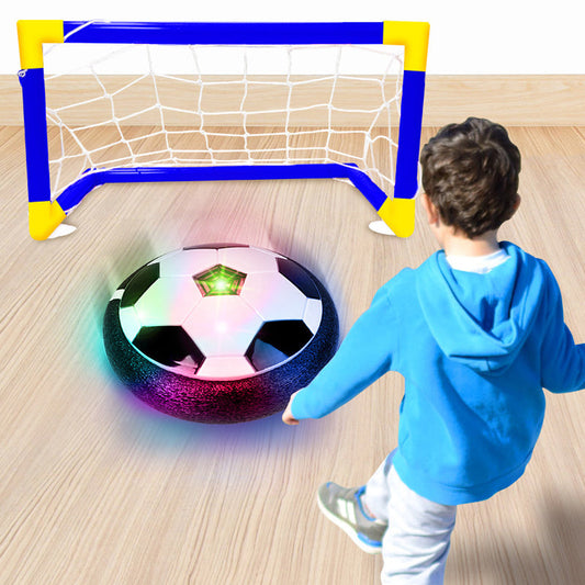 Barns Hover Fotbollsspel – Inomhus/Utomhus med LED-ljus och Mål